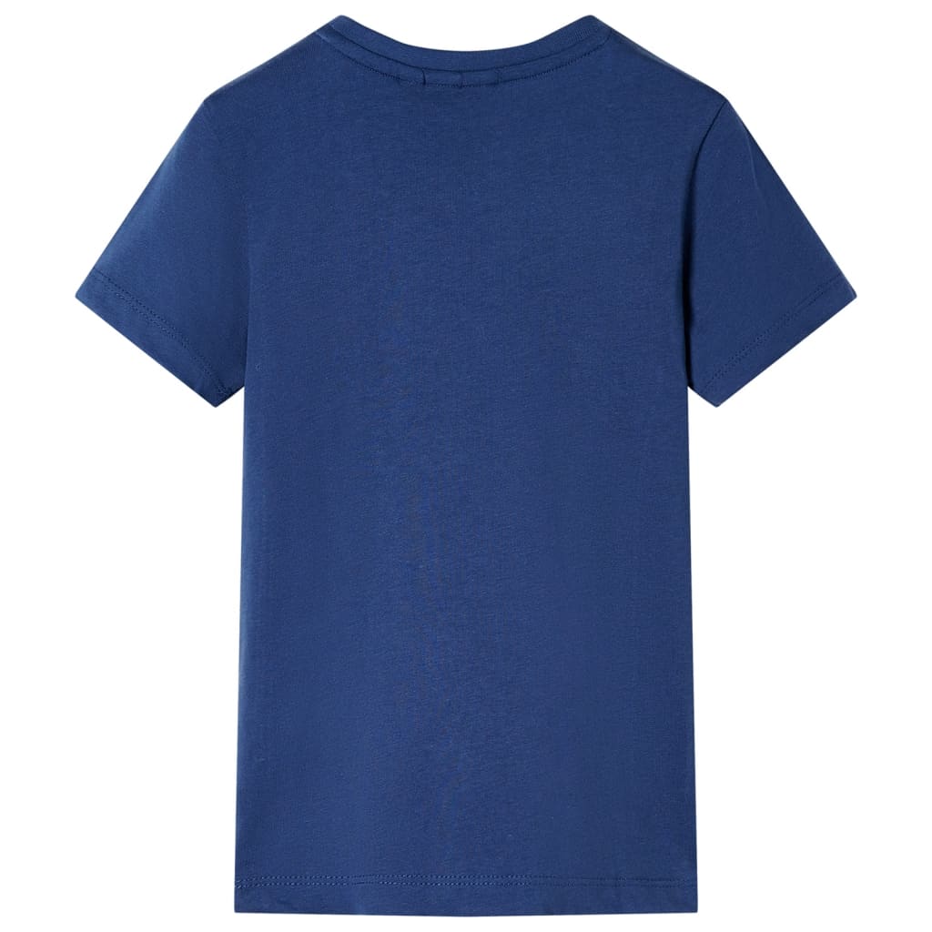 VidaXL Chemise enfant 128 bleu foncé