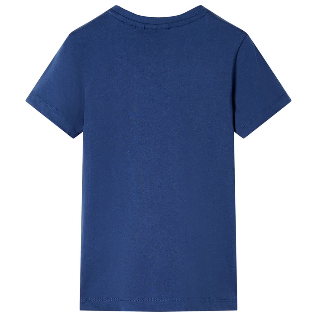 VidaXL chemise enfant 140 bleu foncé