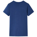 VidaXL chemise enfant 140 bleu foncé