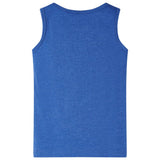 VidaXL haut enfant 128 bleu mixte
