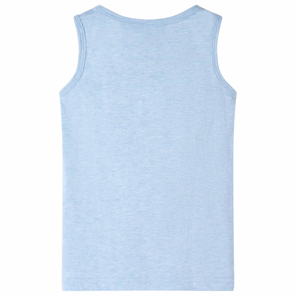 VidaXL Haut enfant 92 bleu doux mélangé