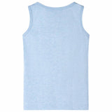 VidaXL Haut enfant 92 bleu doux mélangé