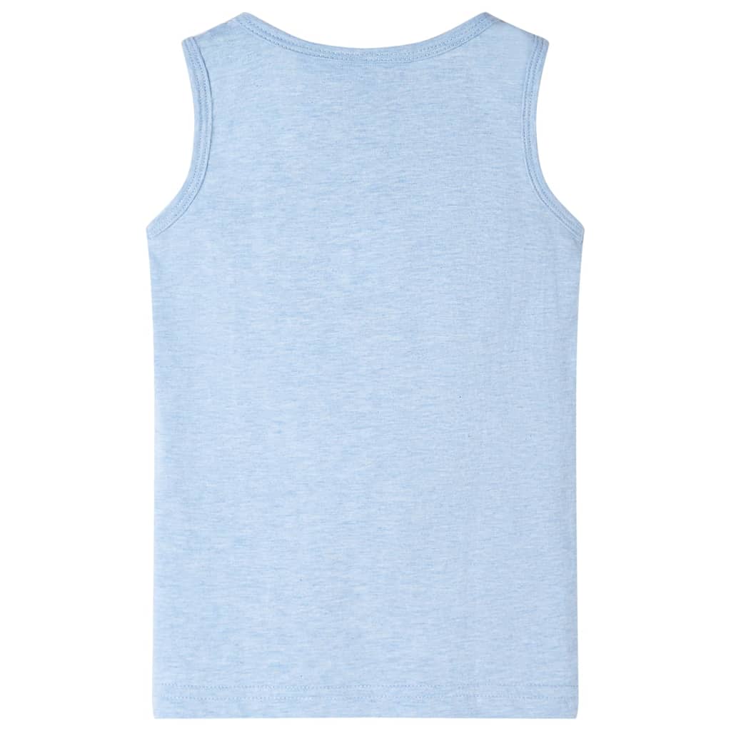VidaXL Haut enfant 128 bleu doux mélangé