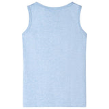 VidaXL Haut enfant 128 bleu doux mélangé