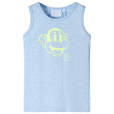 VidaXL Haut enfant 140 mixte bleu doux