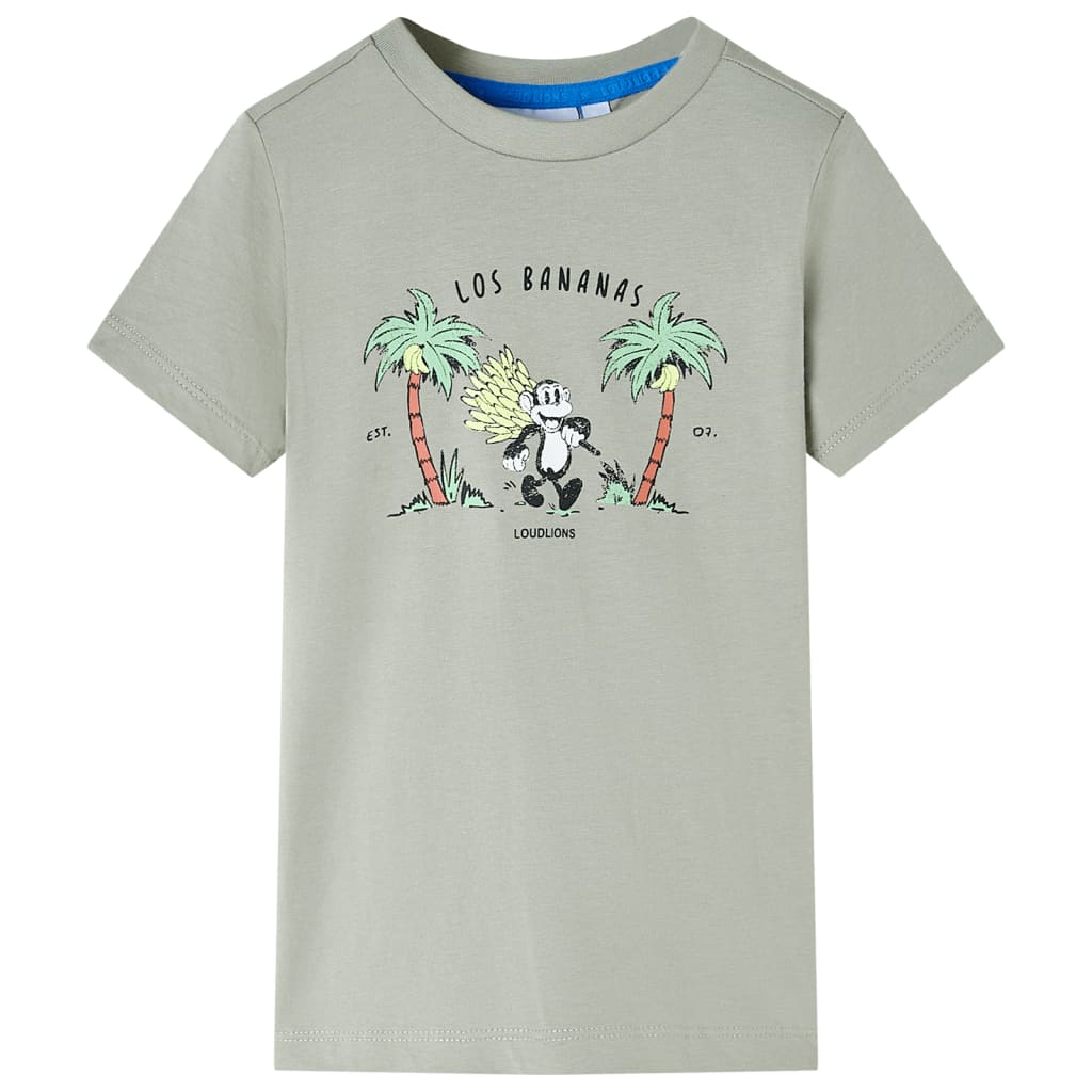 VidaXL Chemise enfant 128 kaki clair