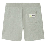 Vidaxl short enfant avec cordon de serrage 92 kaki clair mixte