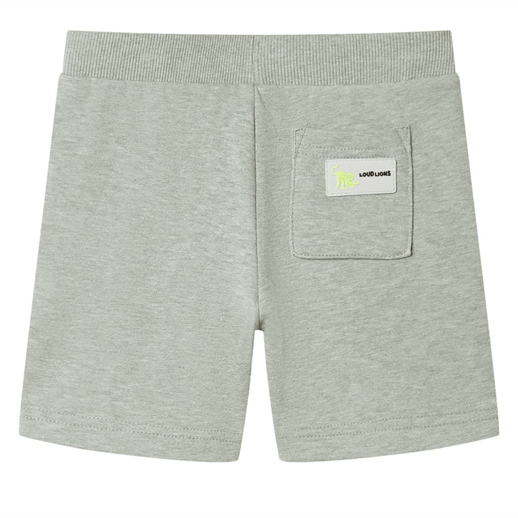 VidaXL Short enfant avec cordon de serrage 104 kaki clair mélangé