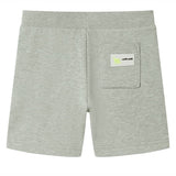 VidaXL Short enfant avec cordon de serrage 104 kaki clair mélangé