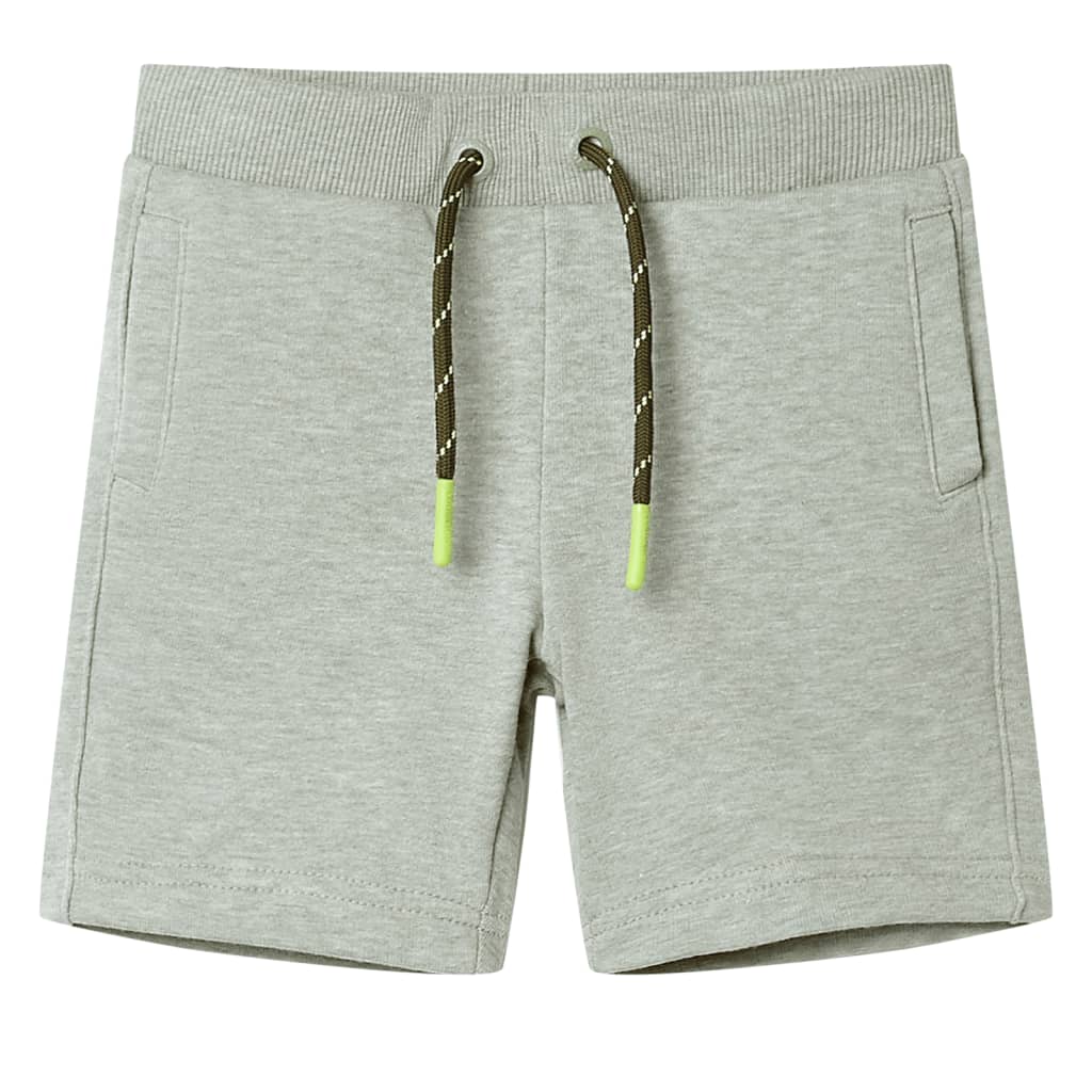 Vidaxl short enfant avec cordon de serrage 116 kaki clair mixte