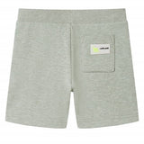 VidaXL Short enfant avec cordon de serrage 128 kaki clair mélangé