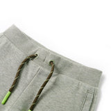 VidaXL Short enfant avec cordon de serrage 140 kaki clair mélangé