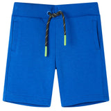VidaXL Short enfant avec cordon de serrage 104 bleu