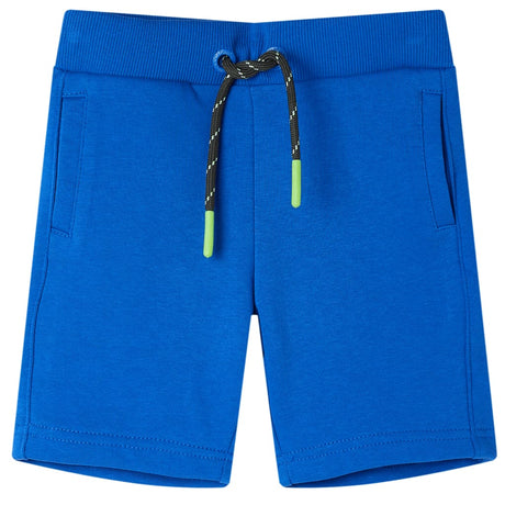 VidaXL Short enfant avec cordon de serrage 104 bleu