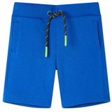 VidaXL Short enfant avec cordon de serrage 116 bleu
