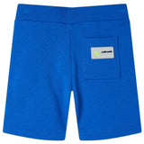 VidaXL short enfant avec cordon de serrage 128 bleu