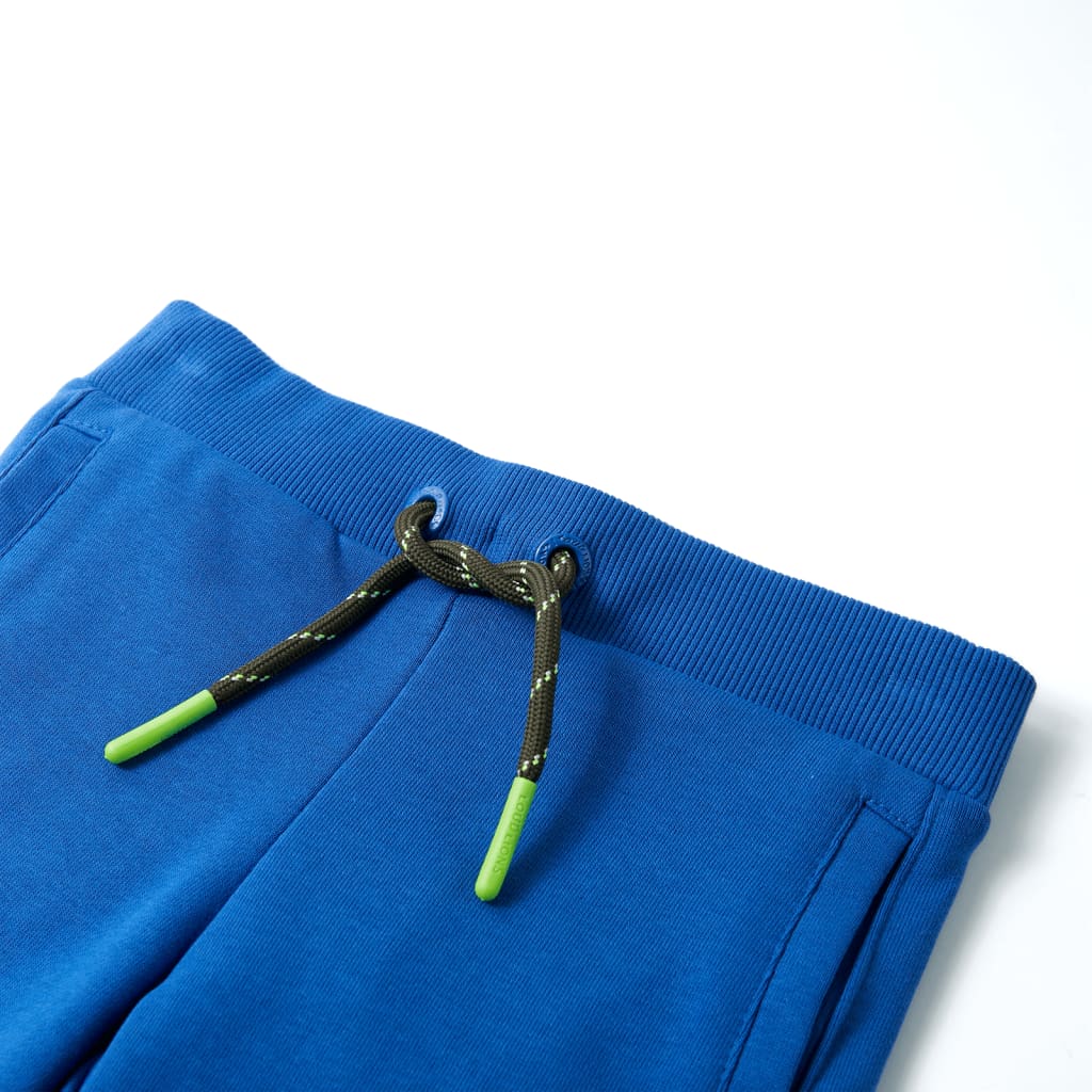 VidaXL short enfant avec cordon de serrage 128 bleu