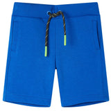 VidaXL Short enfant avec cordon de serrage 140 bleu