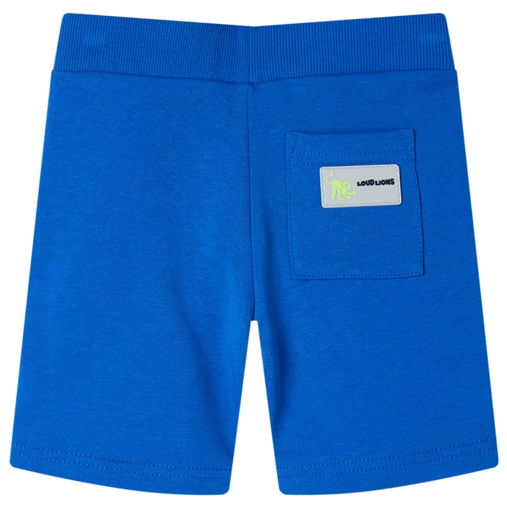 VidaXL Short enfant avec cordon de serrage 140 bleu