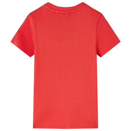 VidaXL Chemise enfant 104 rouge