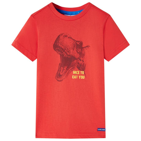 VidaXL Chemise enfant 128 rouge