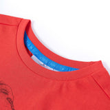VidaXL Chemise enfant 128 rouge