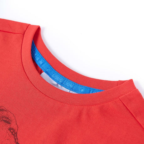 VidaXL Chemise enfant 128 rouge