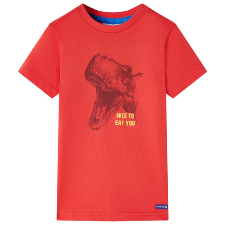 VidaXL Chemise enfant 140 rouge