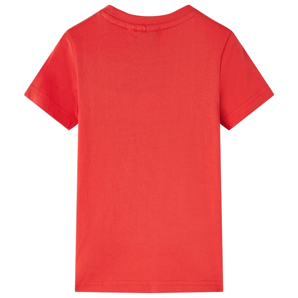 VidaXL Chemise enfant 140 rouge