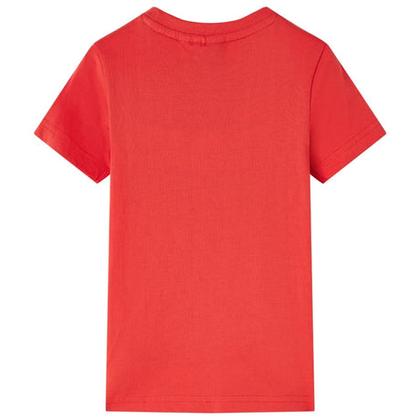 VidaXL Chemise enfant 140 rouge