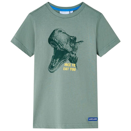 VidaXL Chemise enfant 128 kaki