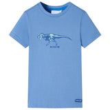 VidaXL Chemise enfant 92 bleu moyen
