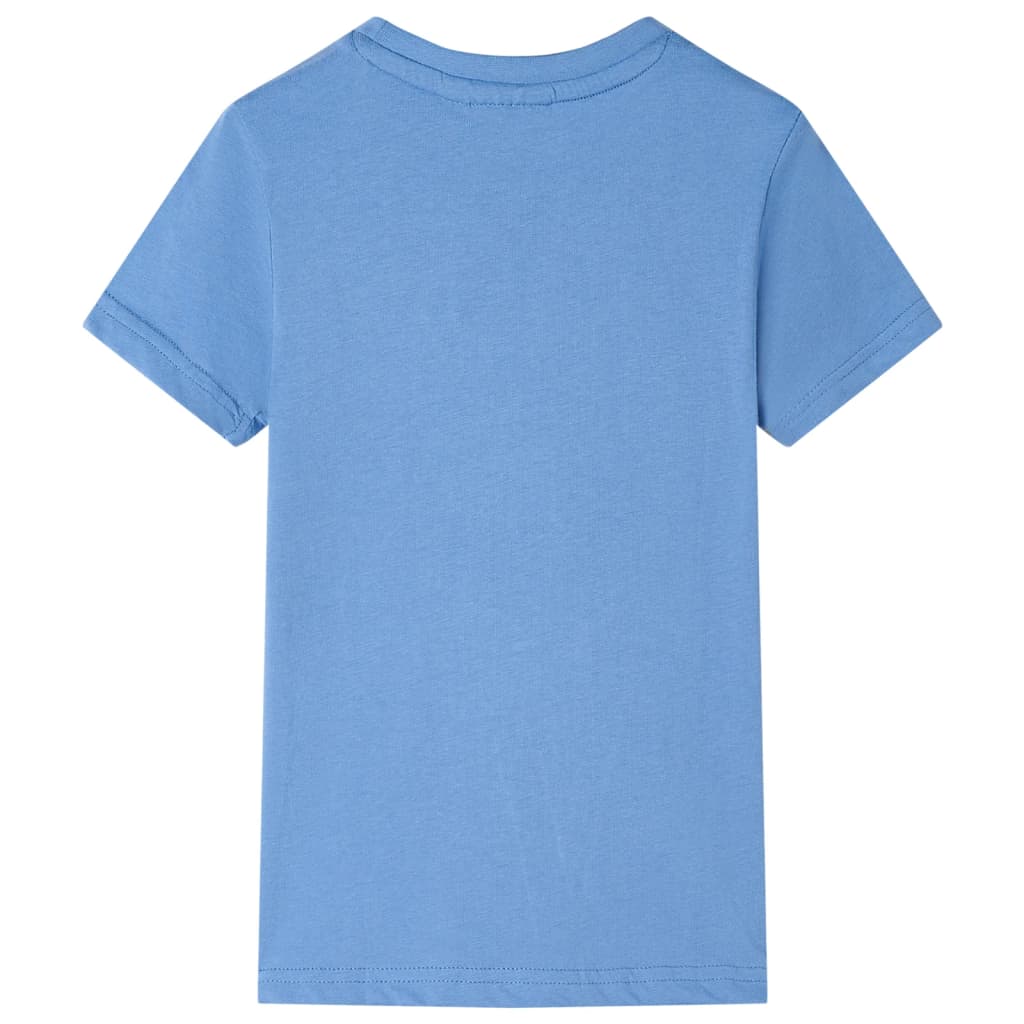 VidaXL Chemise enfant 92 bleu moyen