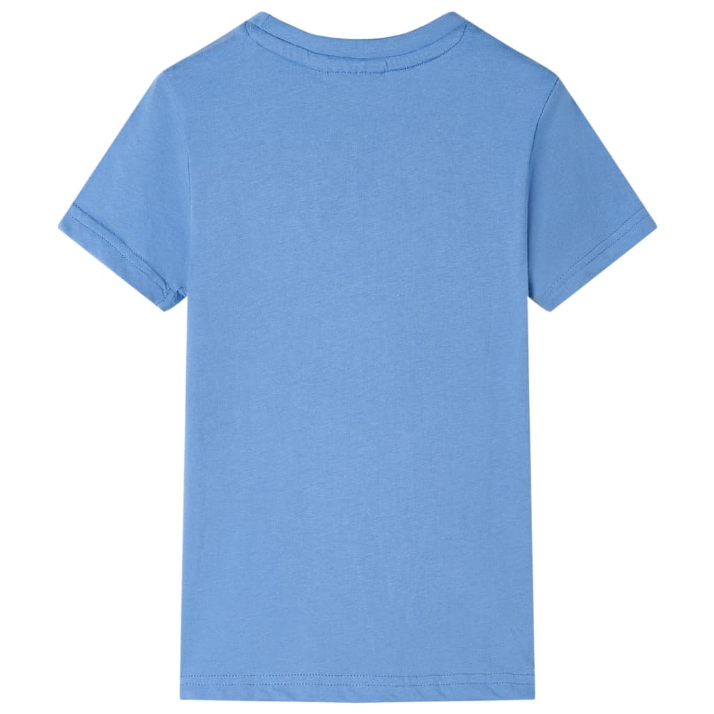 VidaXL Chemise enfant 104 bleu moyen