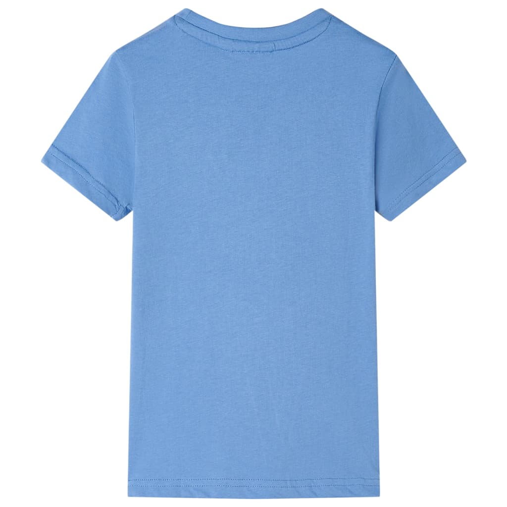 VidaXL Chemise enfant 116 bleu moyen