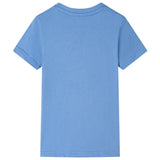 VidaXL Chemise enfant 116 bleu moyen