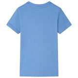 VidaXL Chemise enfant 128 bleu moyen