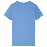 VidaXL Chemise enfant 140 bleu moyen