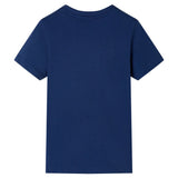 VidaXL Chemise enfant 116 bleu foncé