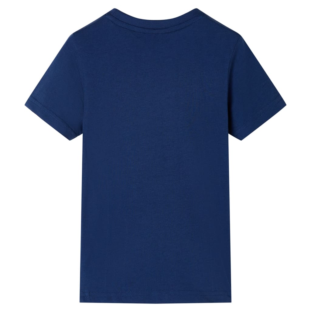 VidaXL Chemise enfant 140 bleu foncé