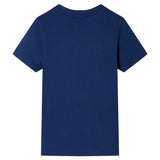 VidaXL Chemise enfant 140 bleu foncé