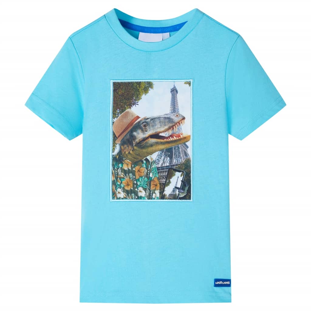 VidaXL Chemise enfant 92 bleu mer