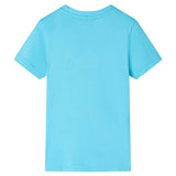 VidaXL Chemise enfant 140 bleu mer