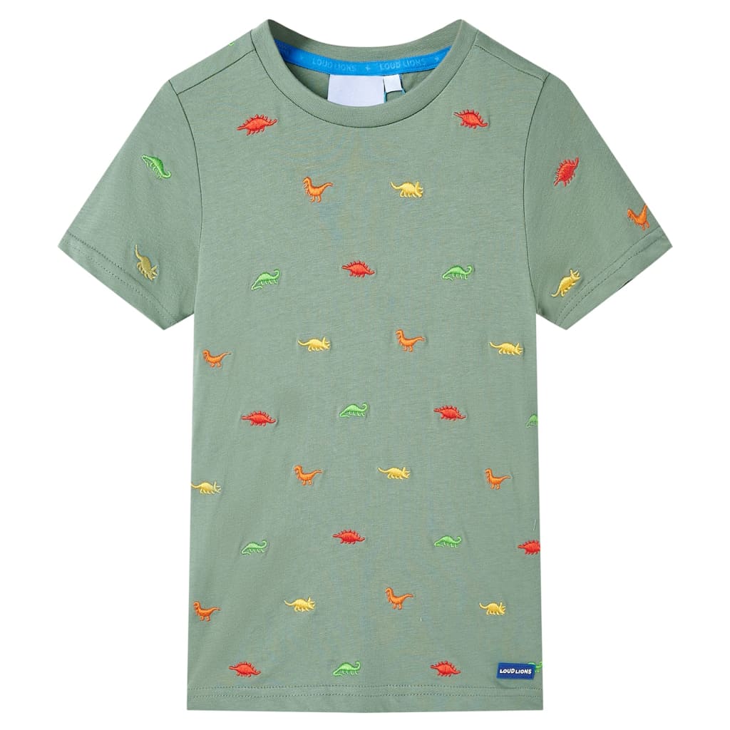 VidaXL Chemise enfant à manches courtes 92 kaki