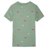 VidaXL Chemise enfant à manches courtes 92 kaki