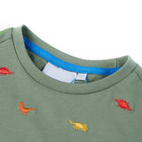 VidaXL Chemise enfant à manches courtes 128 kaki