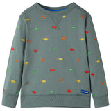 VidaXL Pull enfant 128 kaki