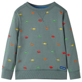 VidaXL Pull enfant 140 kaki