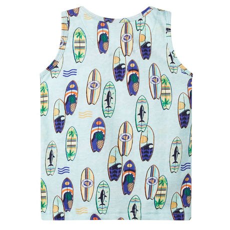 VidaXL Haut enfant 116 bleu doux mélangé