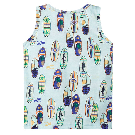 VidaXL Haut enfant 128 bleu doux mélangé